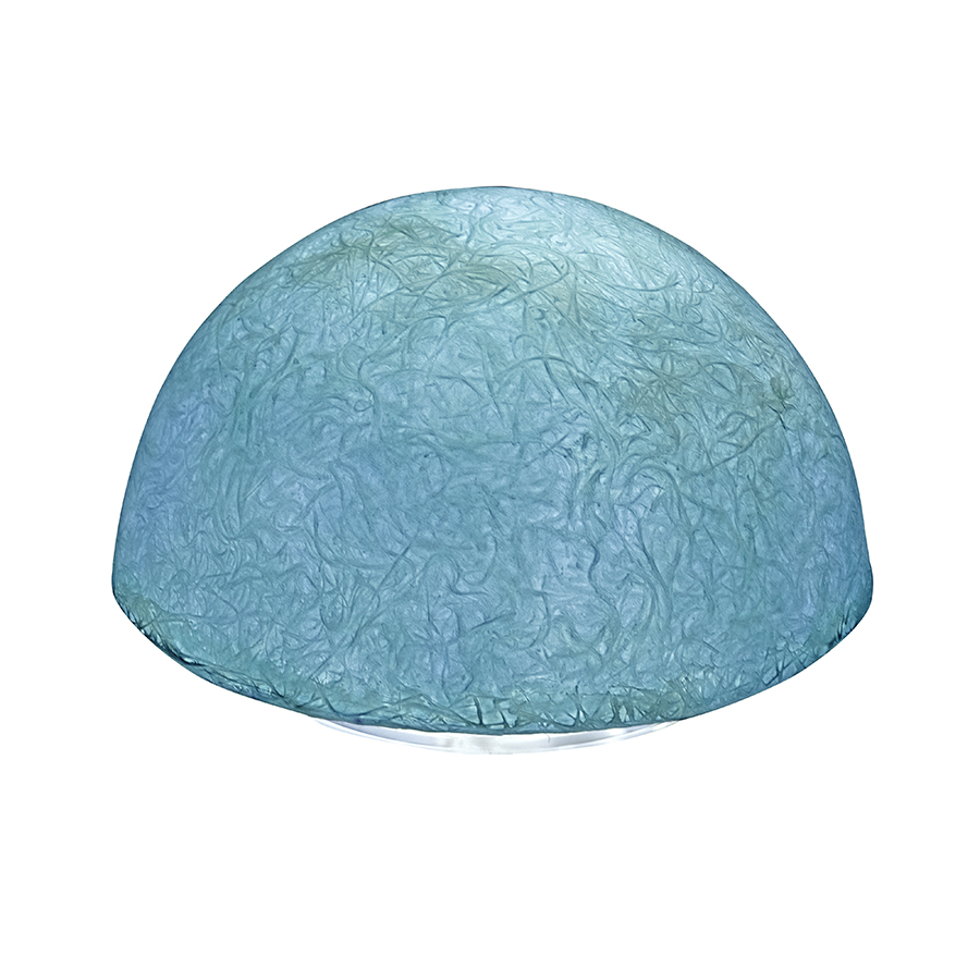 Lampada Da Tavolo Button T In-Es Artdesign Collezione Luna Colore Blu Dimensione  Diam. Ø 25 Cm
